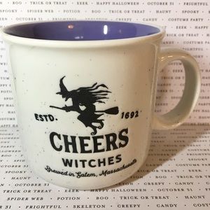 Halloween Cheers Witches Farmhouse Ceramic Mug